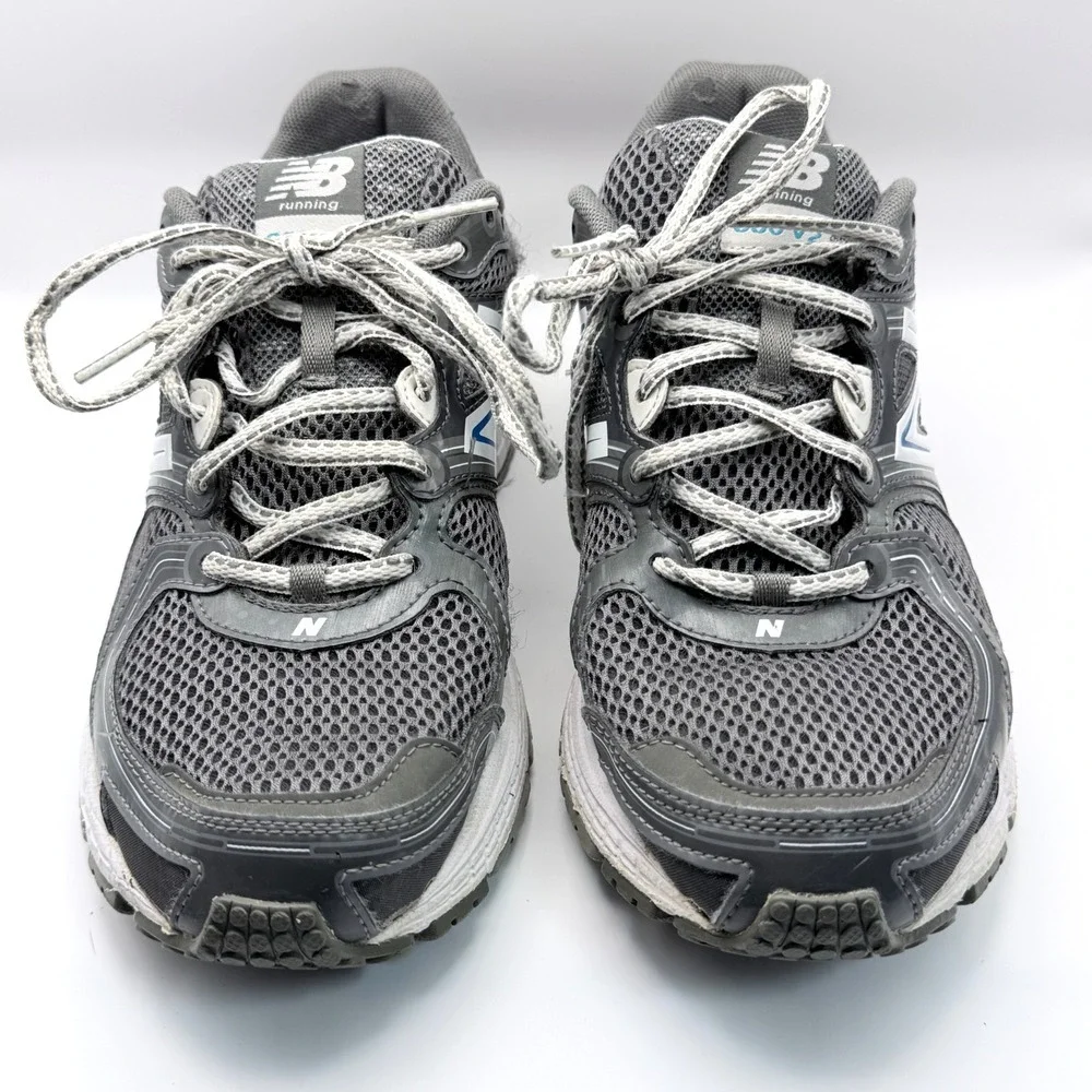 New Balance 680 V2 Women's 9.5 Running Shoes Gray Athletic